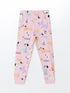 LC Waikiki Crew Neck Short Sleeve Girls Pajamas Set